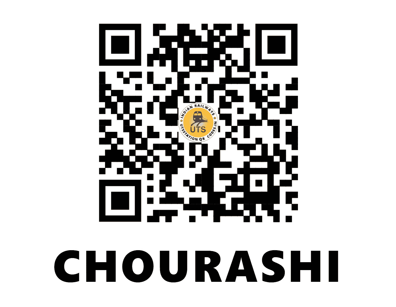 UTS QR Code for CHOURASHI - CRS - SE (WEST BENGAL)
